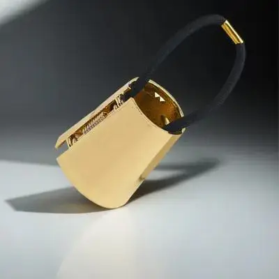 

Металлические эластичные резинки для волос для женщин и девочек, золотые манжеты-заколки для средних и длинных волос