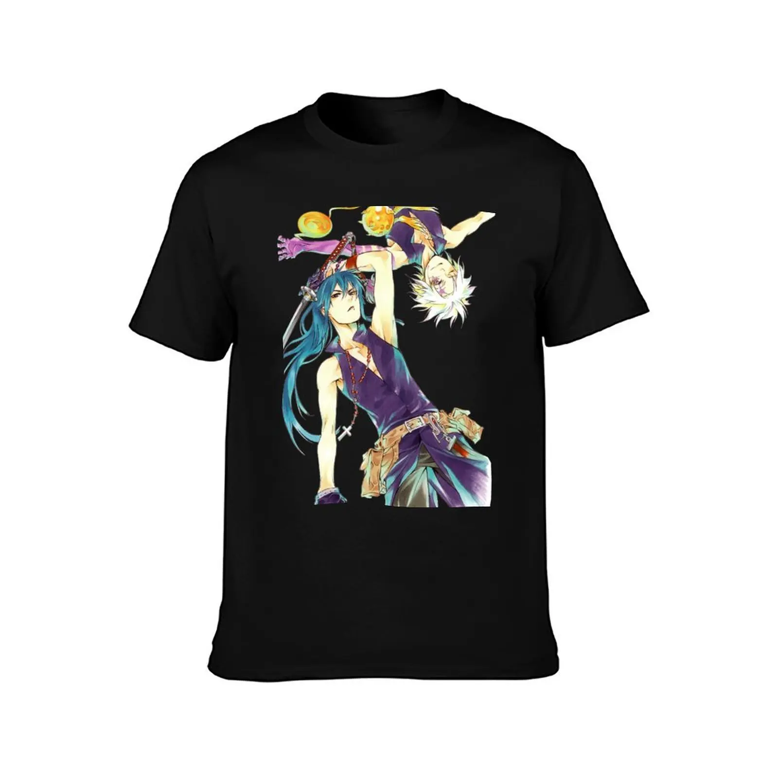 Allen Walker and Yu Kanda, D'Gray-Man T-Shirt Casual Daily Graphic Tee T-Shirt