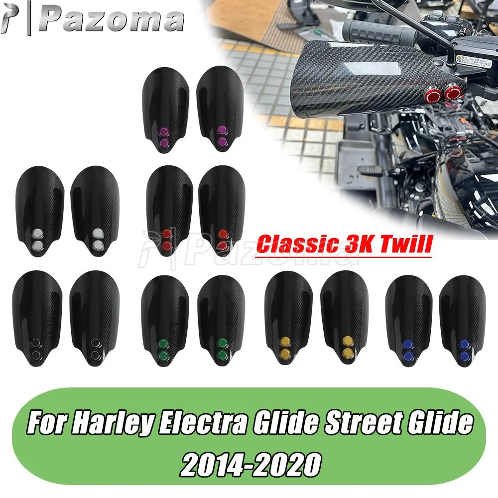 Motorcycle Hand Shield Cover Protector Handle Handguards Protection For Harley Street Glide FLHX CVO/SE FLHXSE 2015-2020 PAZOMA