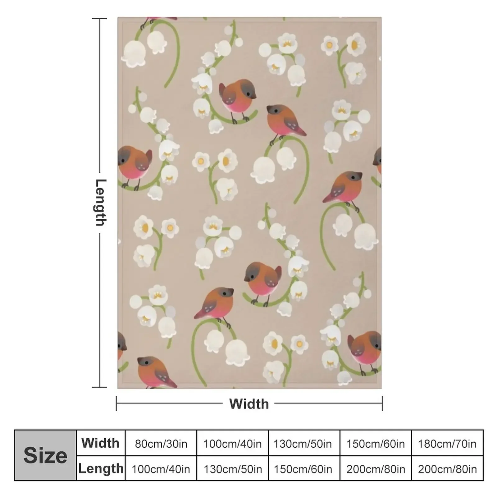 Brown capped rosy finch Throw Blanket Soft Big Sofa Quilt Sofa Bed Blankets