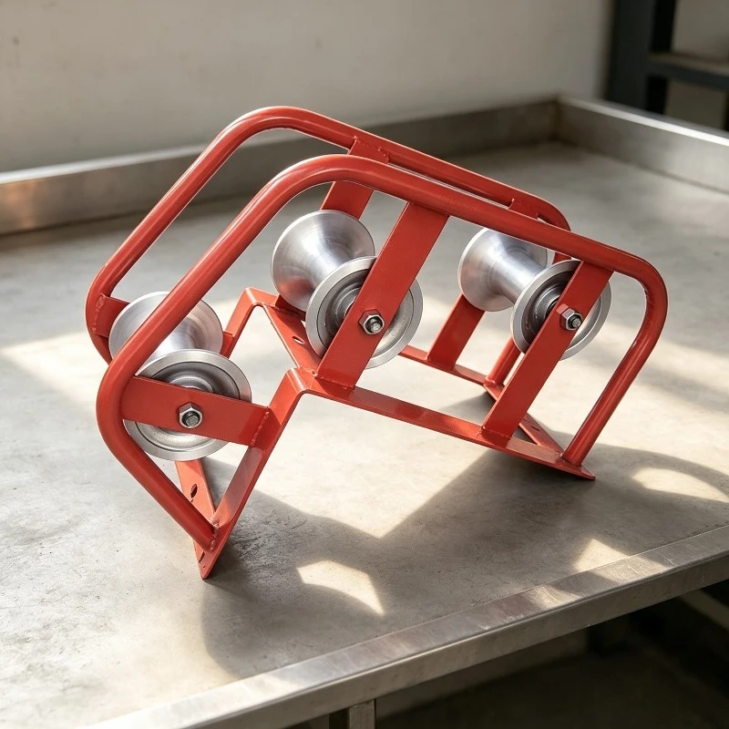 Power Cable Laying Pulley Corner Straight Three-Way Nozzle Tray Flat Seat Nylon Cable Rack Construction Tool