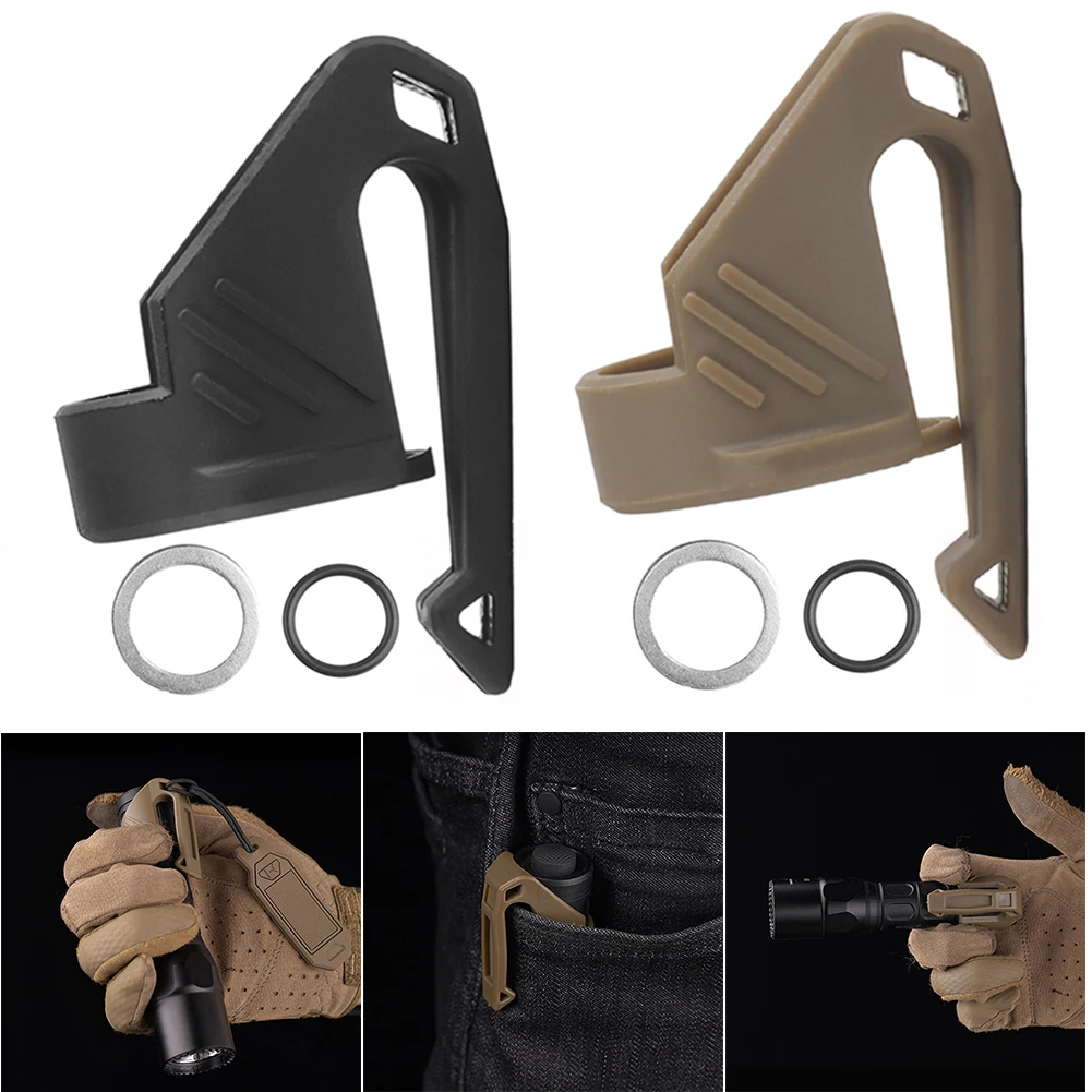 مشبك مصباح يدوي محمول متعدد الوظائف مصباح تثبيت بين قوسين محول المصباح التكتيكي ملحقات المعدات التكتيكية