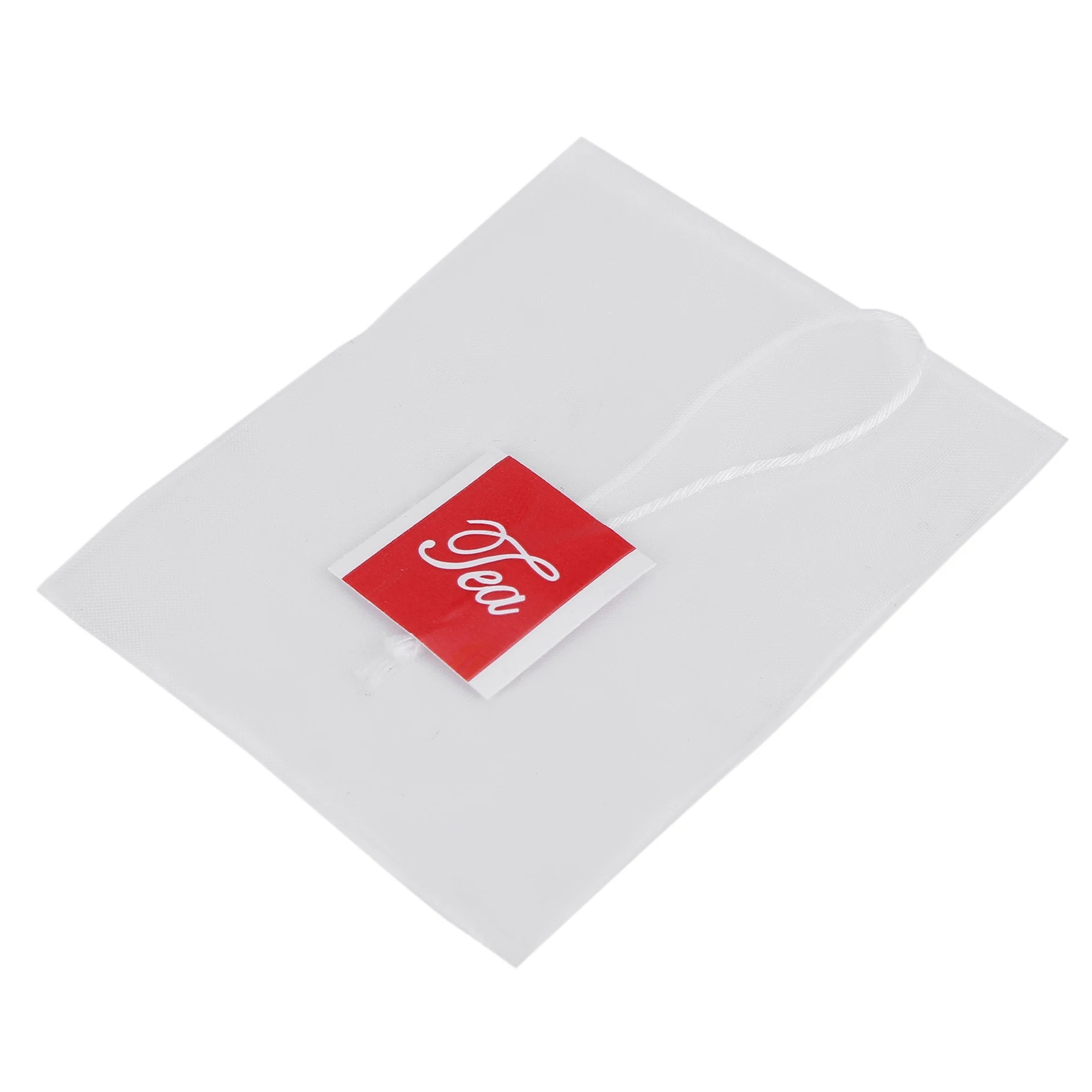 ABUH-1000Pcs5.5 X 7Cm Pyramid Tea Bag Filter Nylon Tea Bag Single String Label Transparent Empty Tea Bag