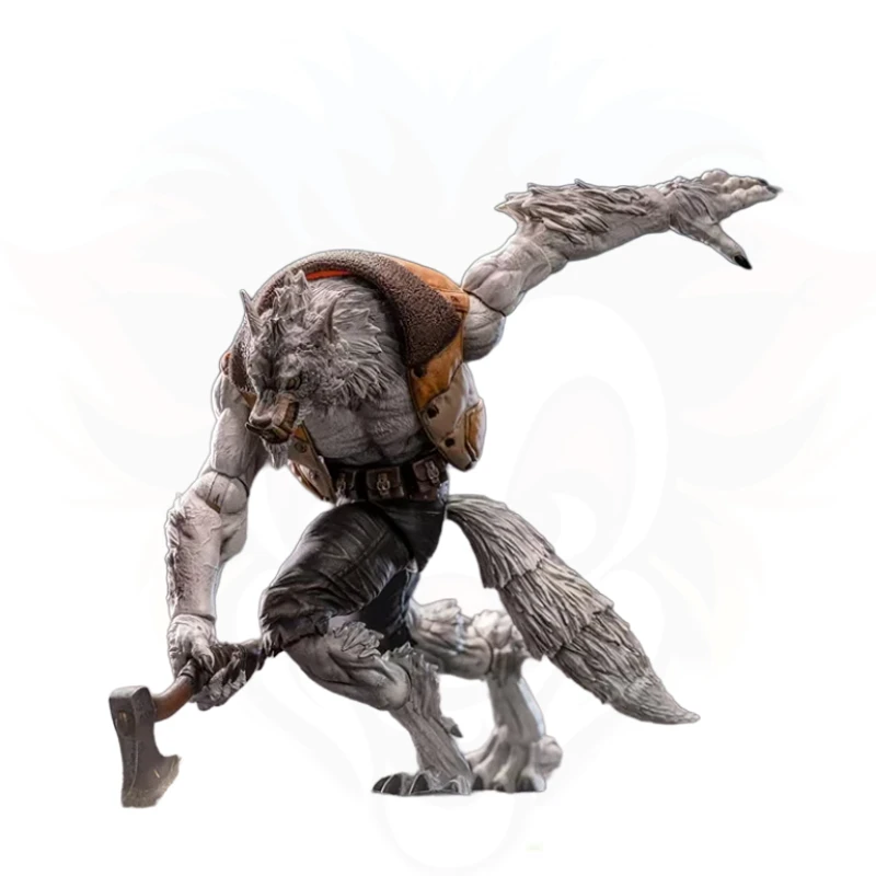 FuRay Planet MU-FP002W 1/12 Wilderness Hunter modelo de hombre lobo blanco conjunto completo 20cm Butcher William modelo de figura de acción