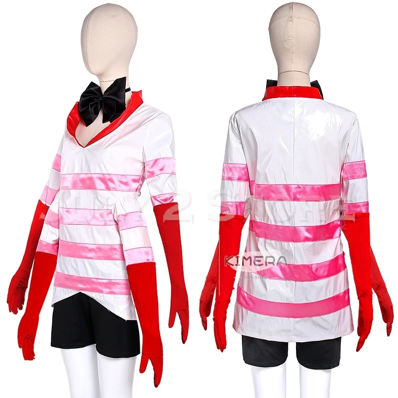 Anime Hazubin Angel Dust Hotel Cosplay Costume Spider AD Unisex Suit Four Leg Clothes Uniform Angel Sexy Halloween Party 2024