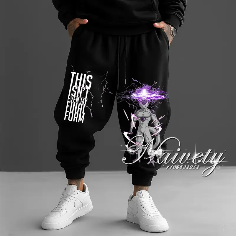 2026 Sommer Hot Sale Dragon Ball Frieza 3D-Druck Jogginghose Locker Übergroß Atmungsaktiv Lässig Unisex Anime Streetwear Hose