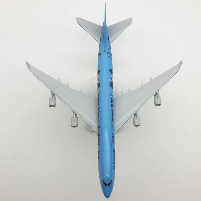 8inch Scale Aircraft 20CM Model Airplanes B747 Korean Air Airplane Diecast Model Planes Alloy Aircraft With Landing Gear