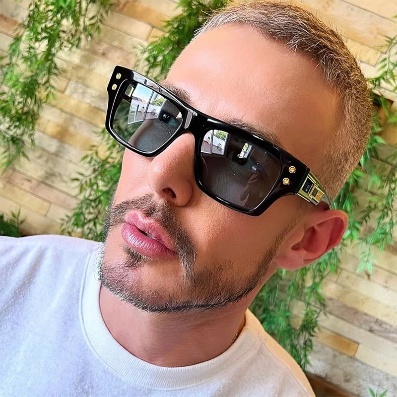 

2022 New Fashion Small Frame Sunglasses for Men Square Sunglasses Trendy Shades Woman Sun Glasses Gafas Hombre Vintage Luxury