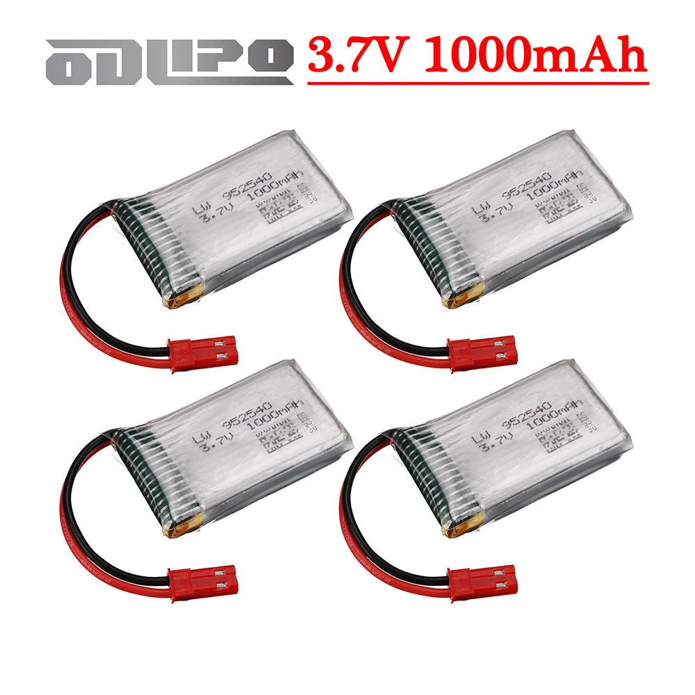 Mini RC Drone For Radiolink F110S 3.7V 1000mAh Lipo Battery JST Plug for X400 X500 X800 HD1315 HJ818 HJ819 X25 RC Quadcopter