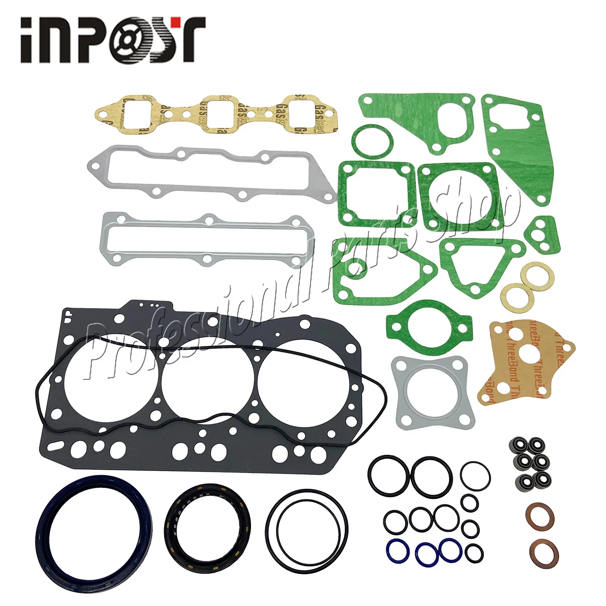 

3TNV82A Full overhaul Gasket Kit set For Yanmar VIO30 VIO27 B3 Excavator EG224 Tractor