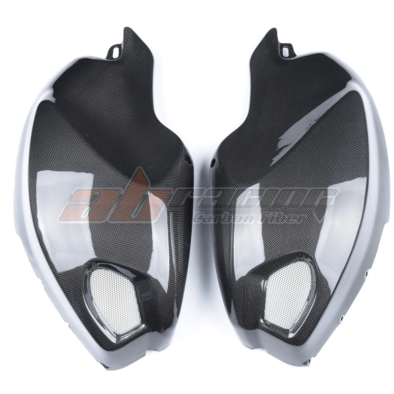 Motorcycle Monster 696 Pure Full Carbon Fiber 2008 Ducati Monster 696 Tank Side Cover Fairing Trim Shell Modification