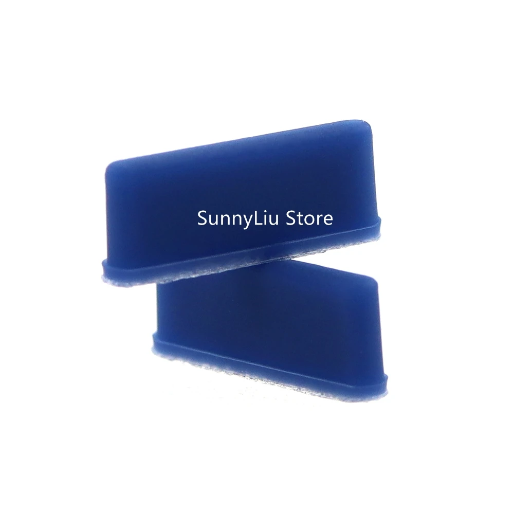 أزرار مطاطية للشاشة العلوية لـ 3DS ، أجزاء الإصلاح ، إكسسوارات اللعبة ، أسود ، مجموعة من المطاط