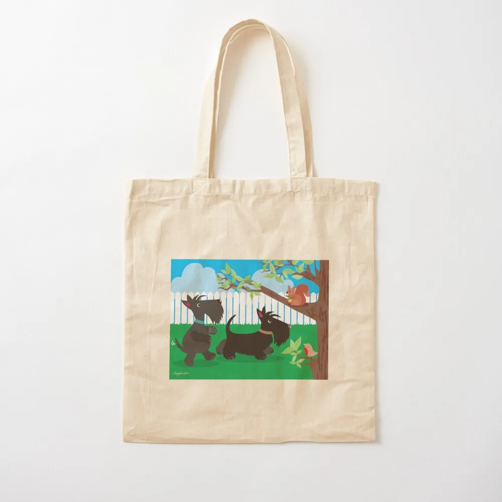 Squirrel Patrol_Copyright ? BonniePortraits on Redbubble.com Tote Bag Customizable tote bag Gift bags Canvas Tote Bag