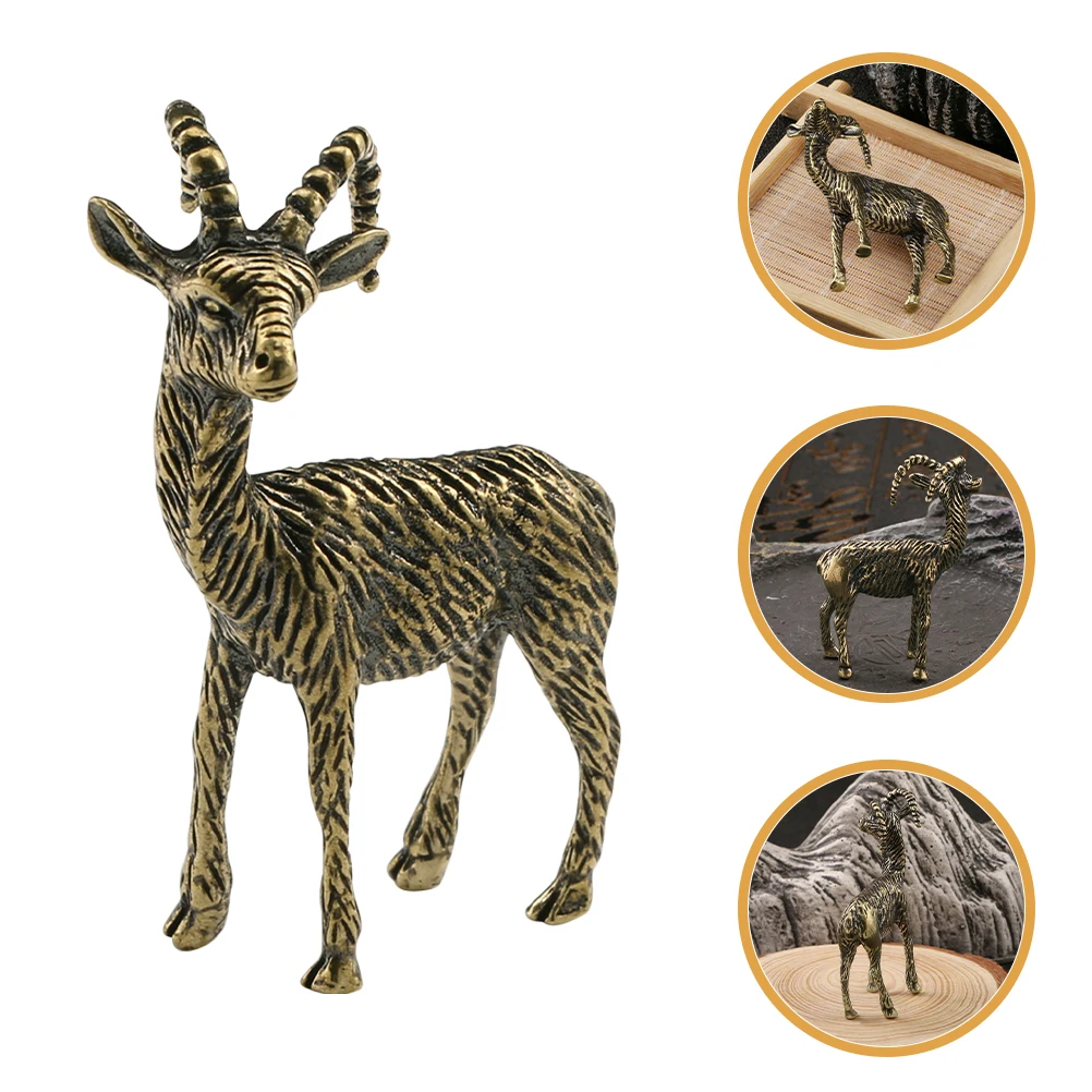 

Mini Brass Sheep Vintage Animal Sculpture Decor For Desk Table Home Ornament Brass Crafts Decoration Sheep Figurines Home Decor