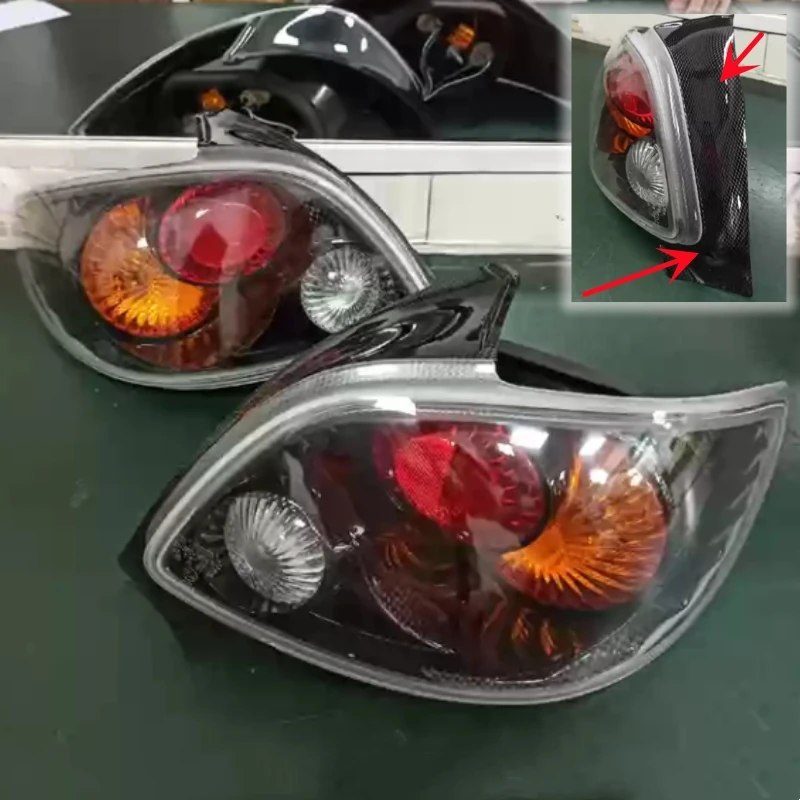 

Taillight Assembly for Peugeot 206 04-08 207 09-13 Hatchback Modified Carbon Fiber Rear Lamp Turn Signal Brake Lamp