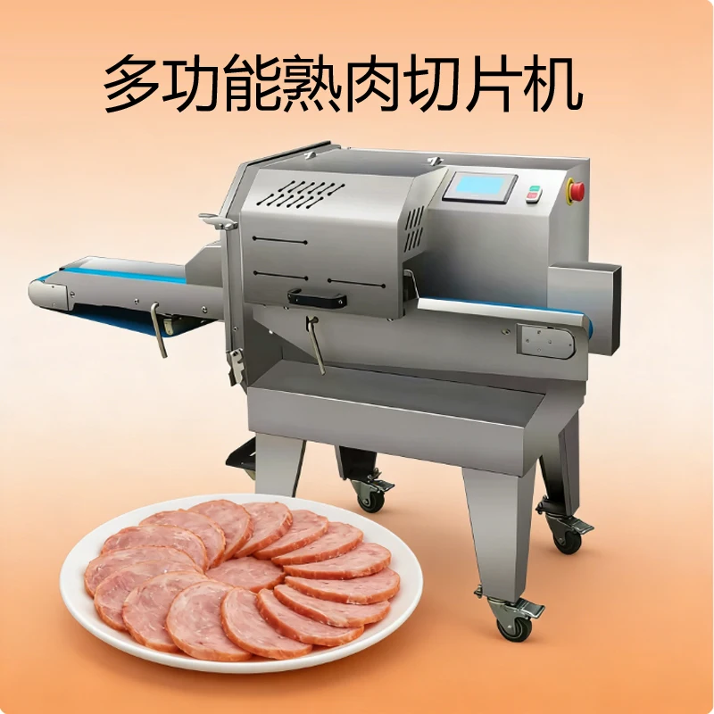 

Commercial Frozen Meat Chopping Machine Cutting Machine Fully Automatic Meat Slicer