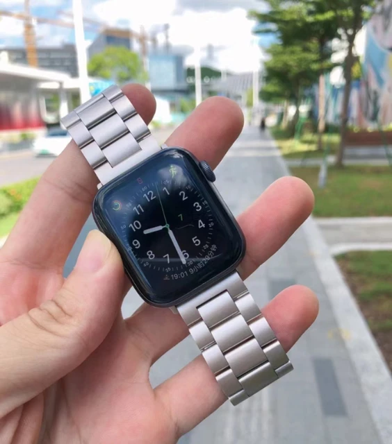 Metal Strap For Apple Watch Band 41mm 45mm 44MM 40MM 4 5 6 SE 7 Stainless Steel Link Bracelet For iWatch Series 3 2 Accessories AliExpress