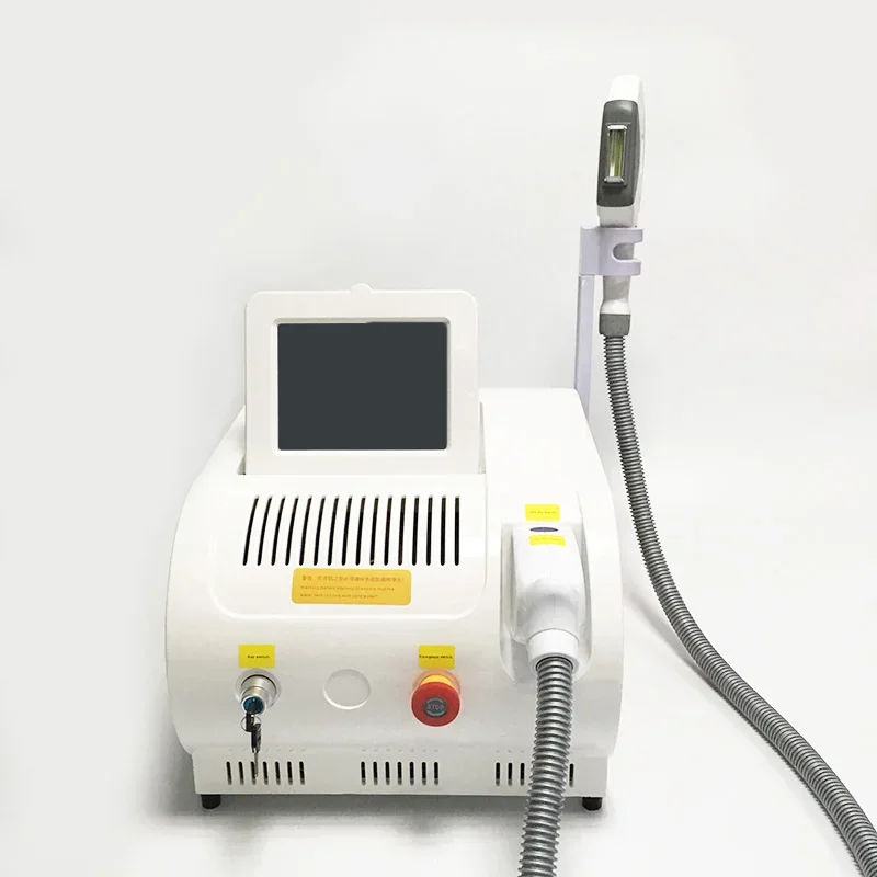 Portable IPL Elight Hair Removal and Skin Bleaching Machine Economical 640nm 530nm 480nm 3 Wavelength