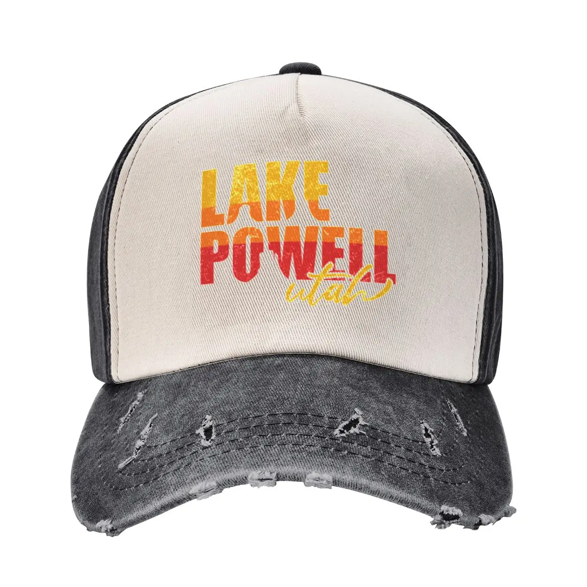 

Lake Powell Utah Baseball Cap Snap Back Hat hard hat black Luxury Cap Hats For Women Men's