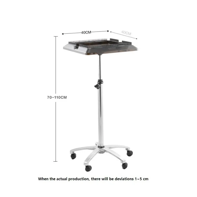 Hot Sale Movable Stainless Steel Beauty Salon Trolley for ITip Hair Extensions Adjustable Hairdressing Tools Storage Cart 가구