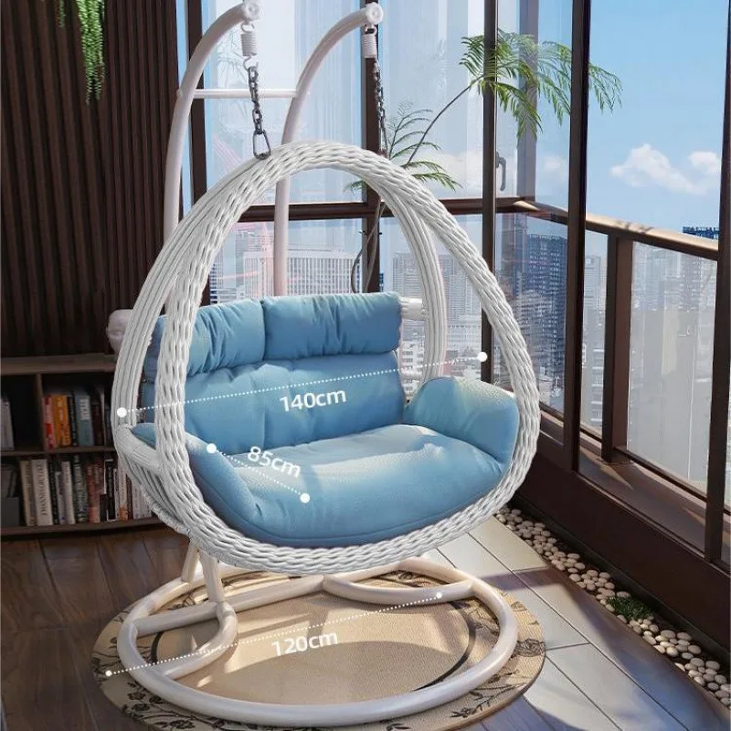 

Suitable for Hanging basket rattan chair household cradle chair indoor balcony hanging chair courtyard bird's nest drop hanging