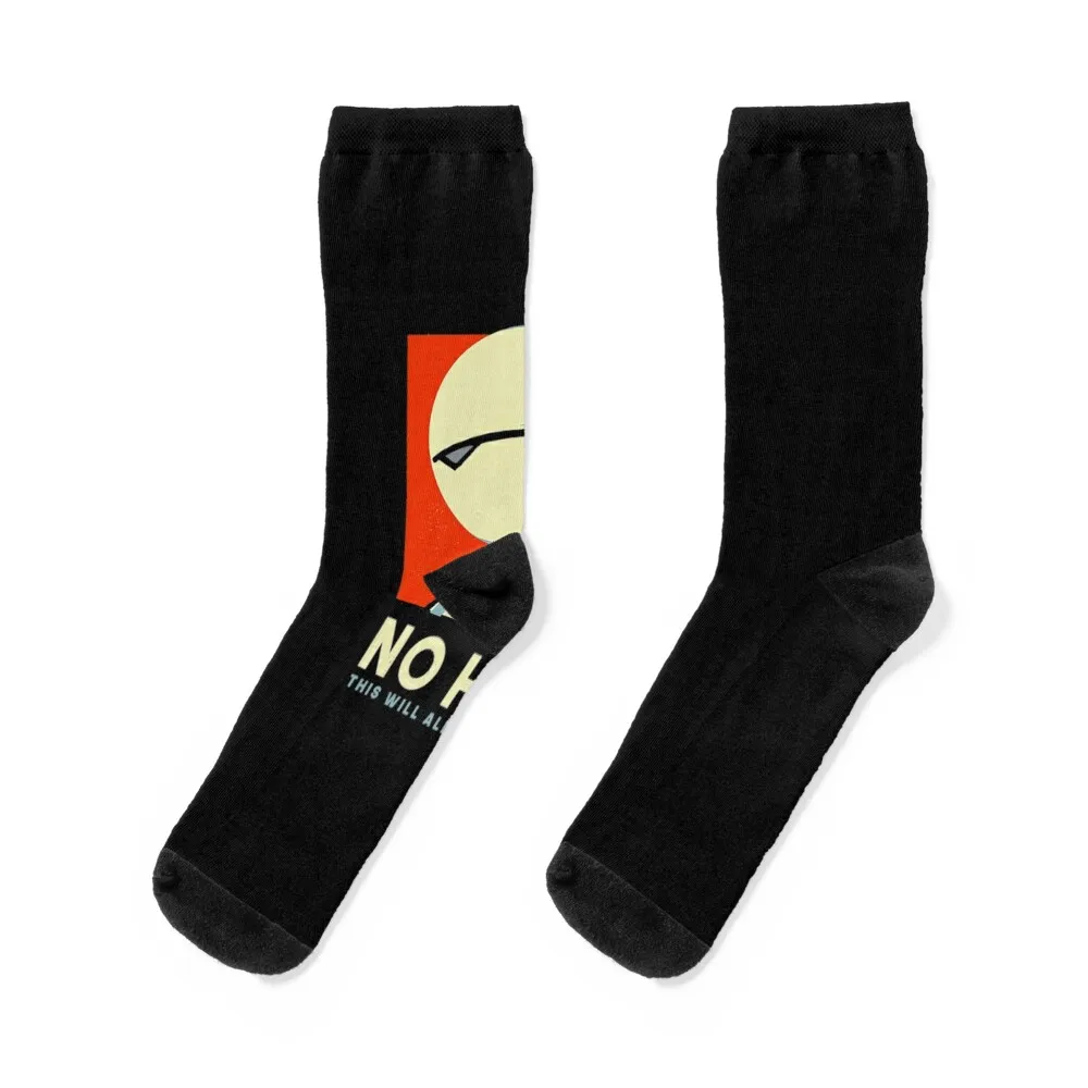 No Hope Sign - Vote Marvin Paranoid Android - Hitchhiker's Guide to the Galaxy Socks custom sports Climbing Socks Girl Men's