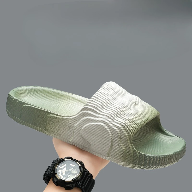 

Мужские летние тапочки, новая модная повседневная обувь, шлепанцы для дома, парные, на платформе, пляжные