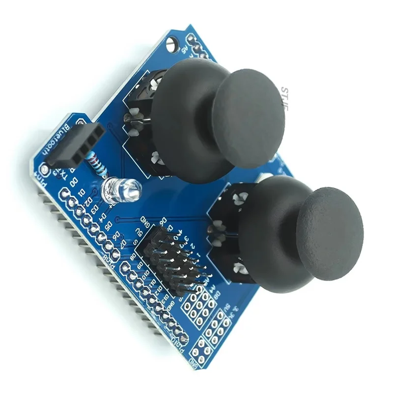 

Exquisite-Electronic Building Blocks Dual PS2 Game Joystick Button Module Joystick UNO-Compatible R3 Without Pin Header