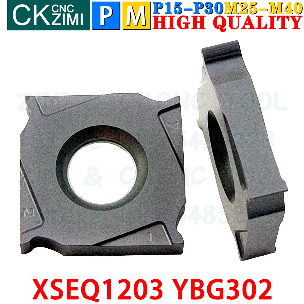 XSEQ1203 YBG302 XSEQ 1203 YBG302 Carbide Insert Slot Milling Insert CNC Indexable Milling Cutter Tools Machine Metal Lathe Tools