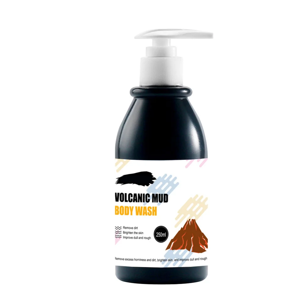 1 قطعة جل الاستحمام الطيني البركاني قسط تبييض التقشير التطهير العميق غسل الجسم حمام كريم المنزل فندق استخدام هلام الاستحمام #2