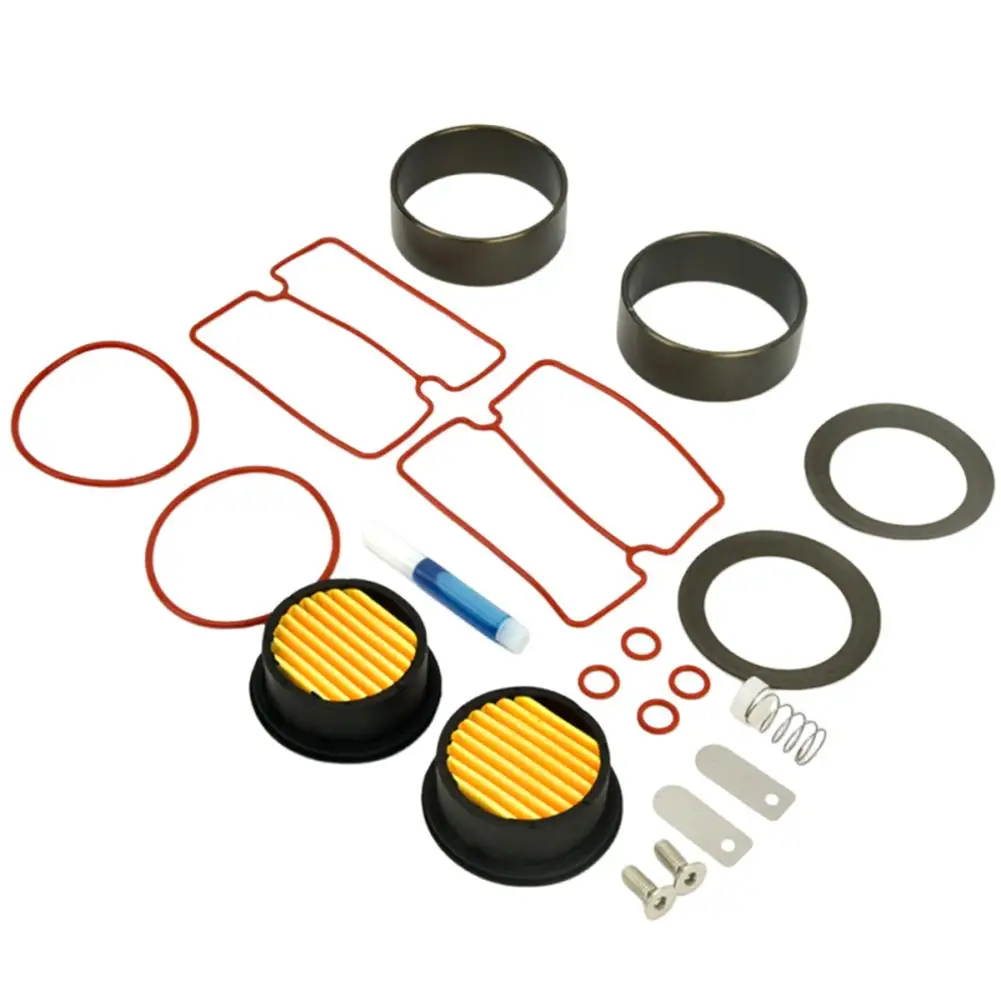 For Air Compressor Setup Oil-Free Air Compressor Air Pump Repair Kit Sealing Ring Set Valve Plate Components 1100W Cylinder