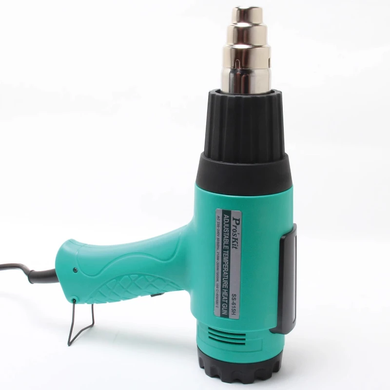

D Temperature control type industrial hot air gun plastic welding gun shrink drying degumming film hair dryer