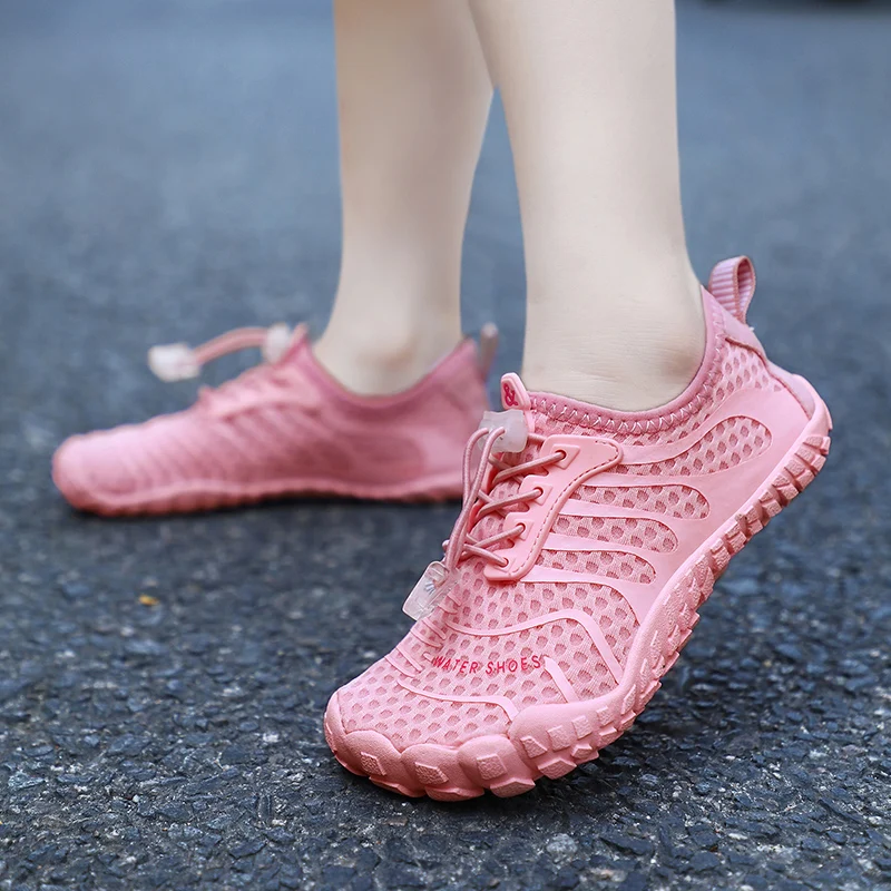 KID Scarpe da trampolino estive Scarpe da nuoto da spiaggia per vacanze genitore-figlio Scarpe per sport acquatici ad asciugatura rapida per studenti Scarpe da fitness per interni