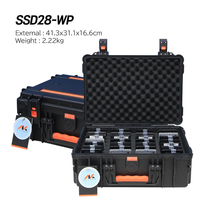 

ALIKAN SSD28-WP 41.3x31.1x16.6cm Waterproof Hard Carrying Case with Protective Foam