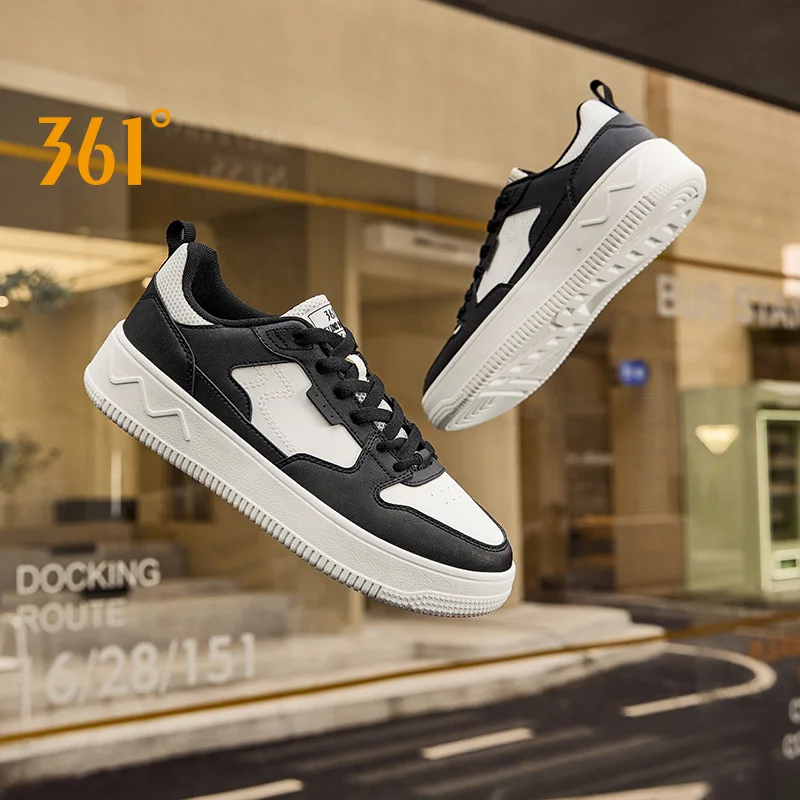 361 Degrees Women's Skateboard Shoes Retro Versatile Soft Thick-soled Comfort Classic Fashion Couple Female Sneakers 682436613F