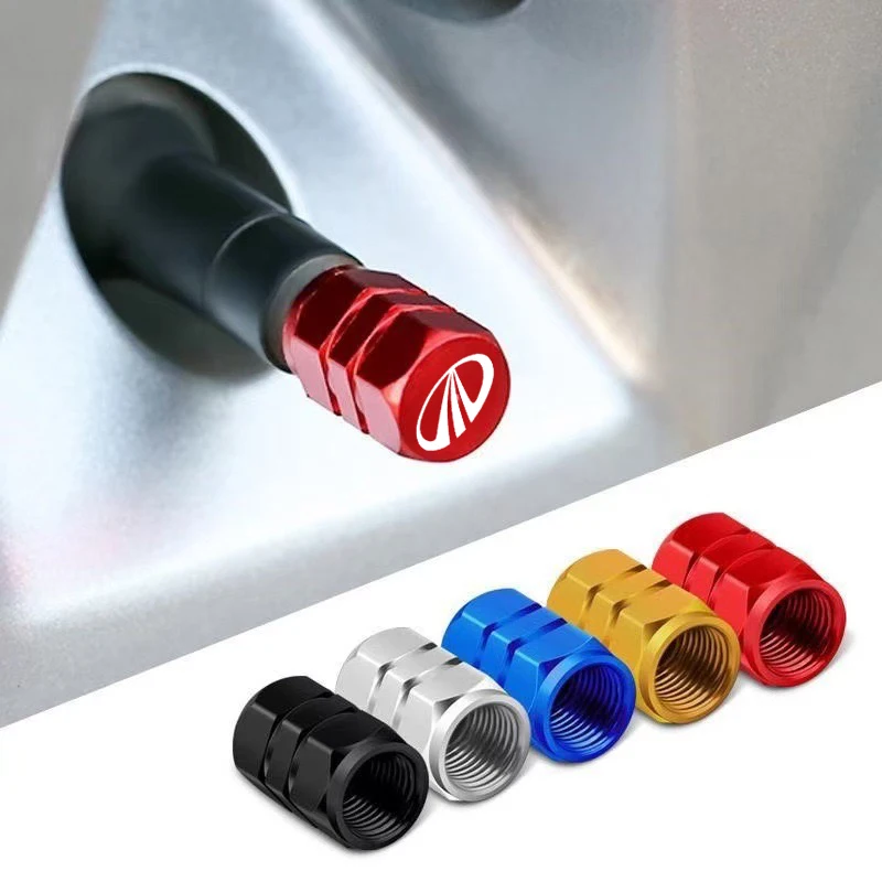Tampa da haste do carro tampas de válvula de ventilação da roda do pneu hexagonal para mahindra kuv100 xuv700 xuv300 tuv300 mahindra pik up 4x4 acessórios