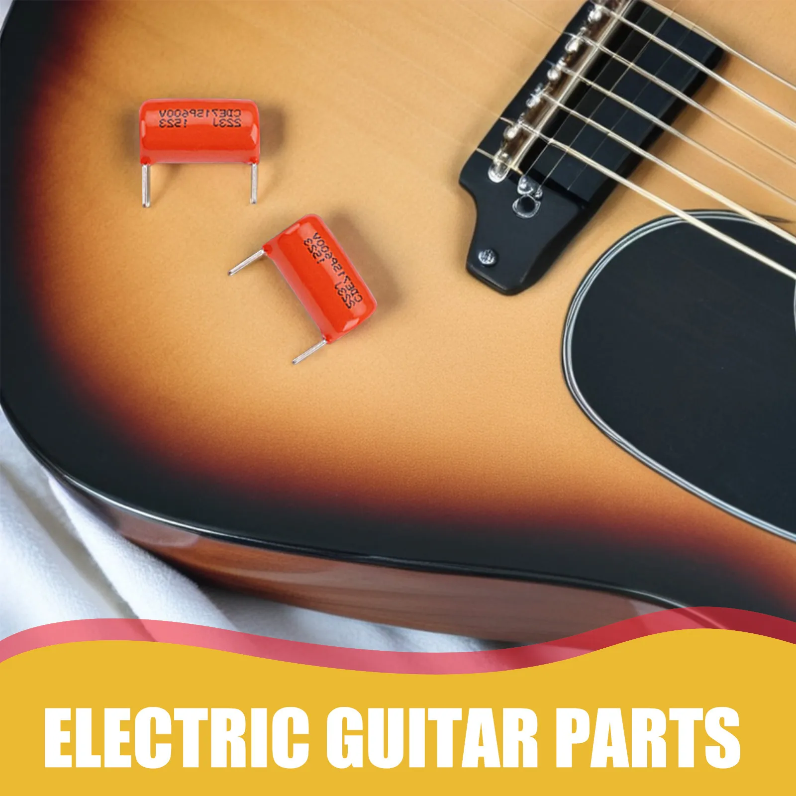 715P Series Guitar Capacitor Set – Copper Leads, High-Frequency Response, Stable Performance for Electric Guitars