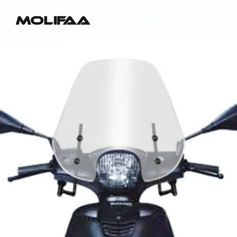 Für Piaggio ZIP 50 Kleine Windschutzscheibe Motorrad Frontscheiben Acryl Windabweiser Zubehör Rauchglas Transparent