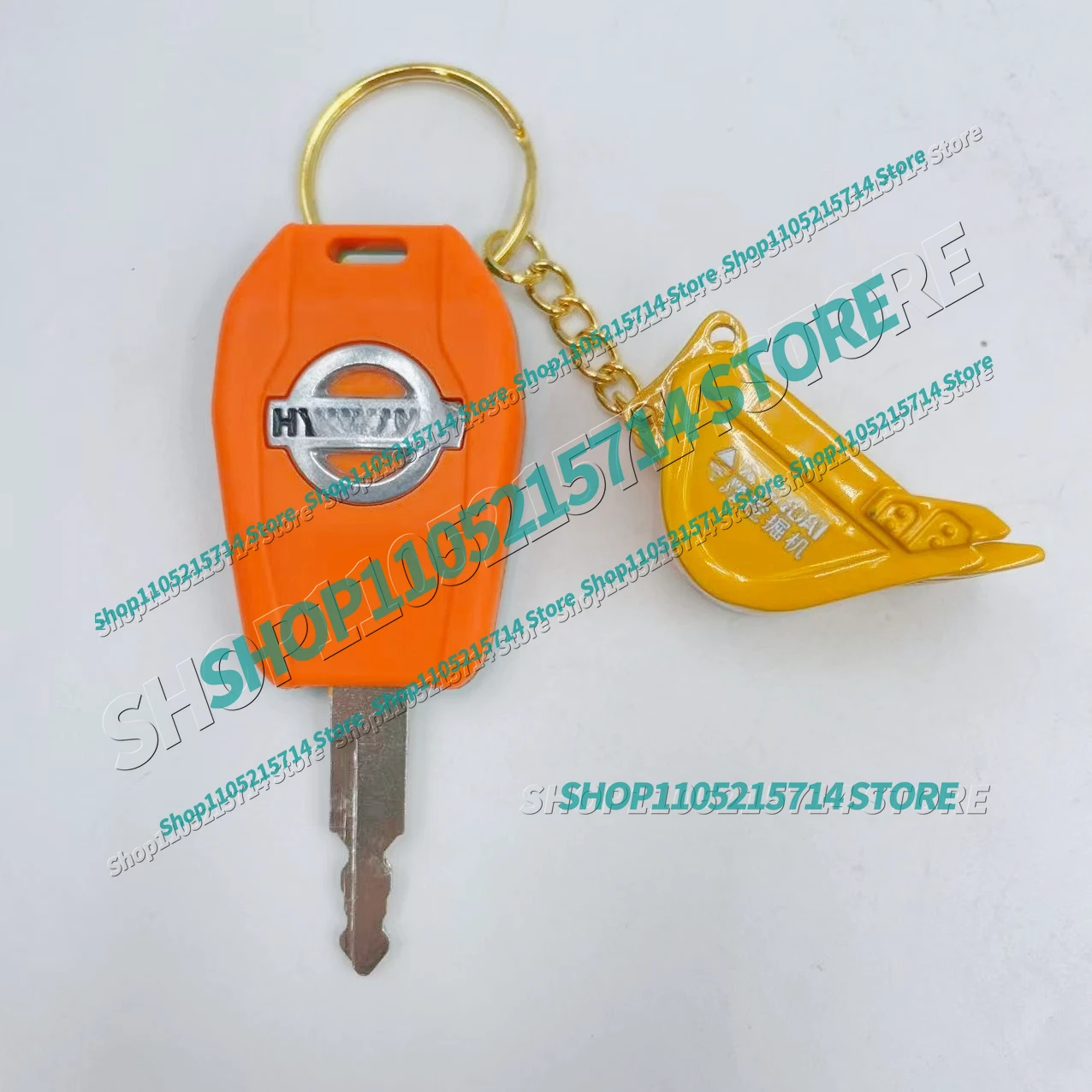 Modern Excavator 60 / 80 / 150 / 215 / 305-9 Ignition Key Door Accessories 21Q4-00090 for Excavator with KeyChain