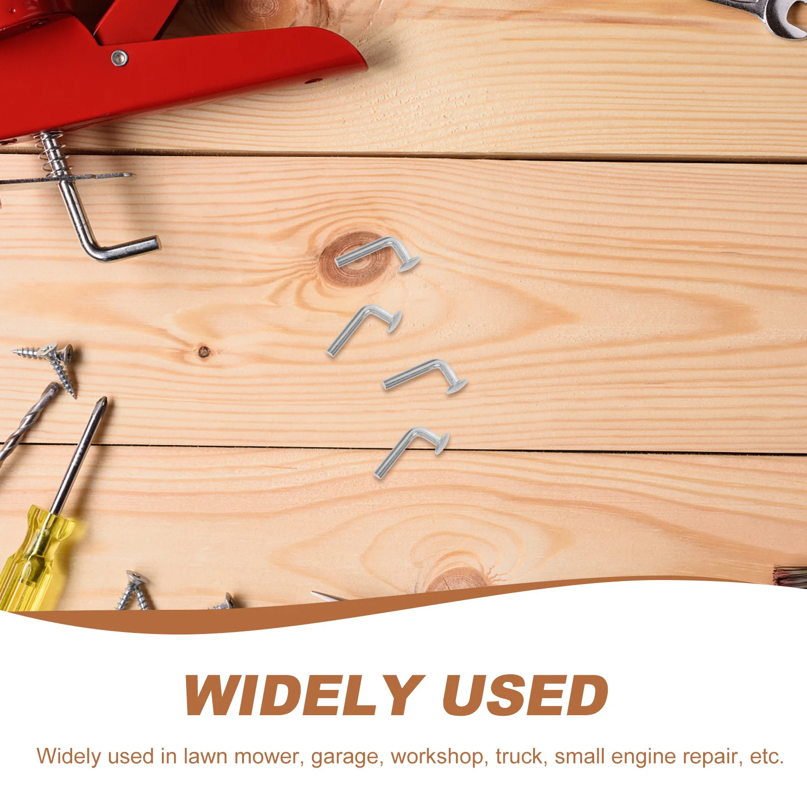 100 قطعة رف البليت الموثوق به قطرة دبوس J بولت السلامة العالمية دبابيس لمستودع الأرفف M5 الفضة البليت رف قطرة دبوس