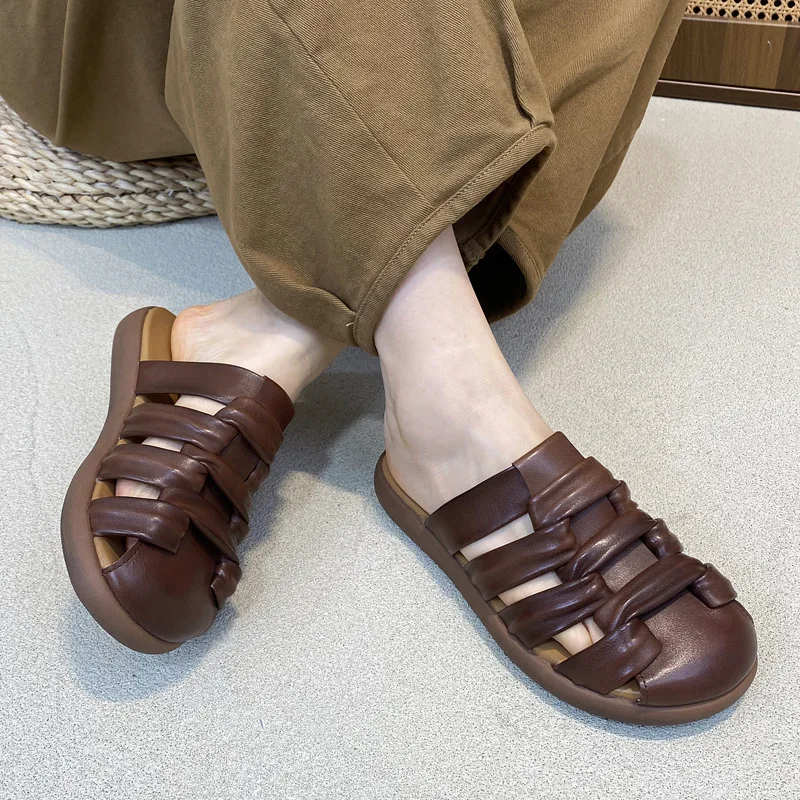 mules-d'ete-plates-en-cuir-tresse-pour-femme-antiderapantes-en-cuir-de-vachette-pleine-fleur-style-decontracte-retro-chaussures-de-maman-pour-l'exterieur