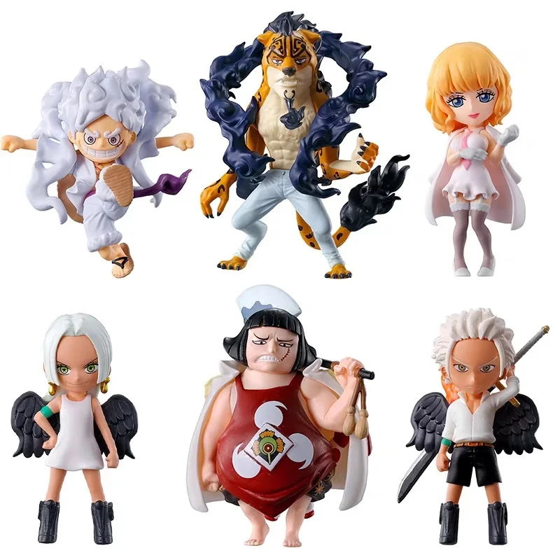 In Stock Bandai One Piece Devil Fruit Nineteen Naval Battle Nika Luffy Ornament Doll Twisted Egg Gift