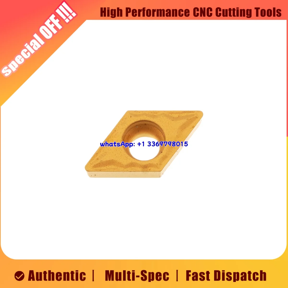 

Оригинальная токарная пластина DCMT DCMT07 DCMT0702 02 04-HMP PC9030 NC3020