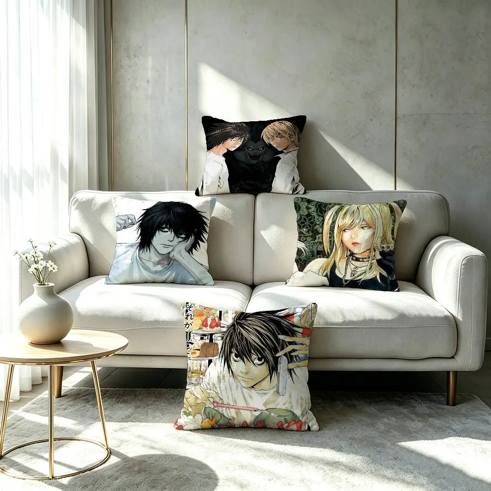 Classic Anime Death Note  Pillow cover gift High definition digital printing,Surprise  vivid pattern Household.