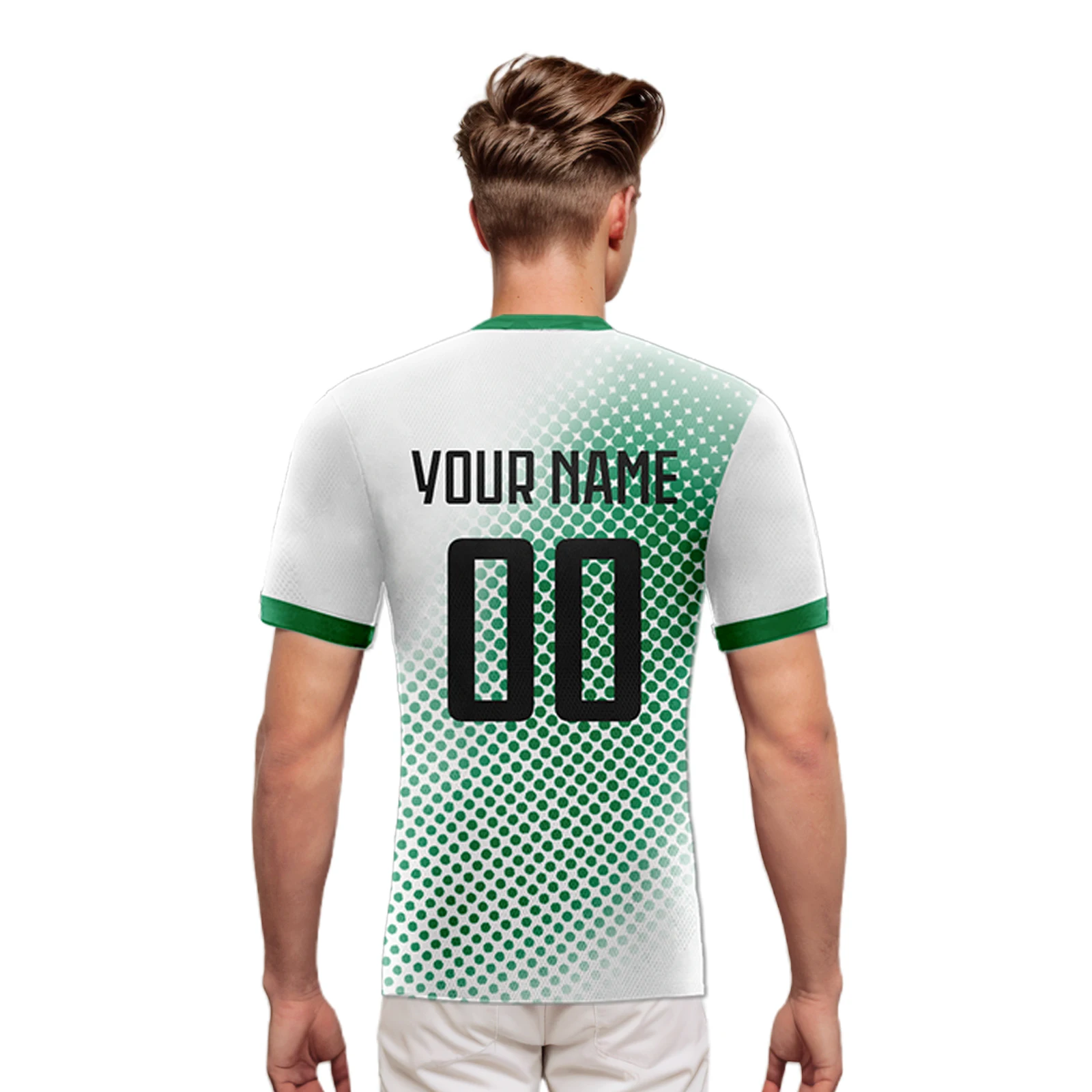 Nigeria Custom Soccer Jersey Personalized Name Number Youth Football Team Shirt Breathable Quick-Dry Men Women Soccer Uniform