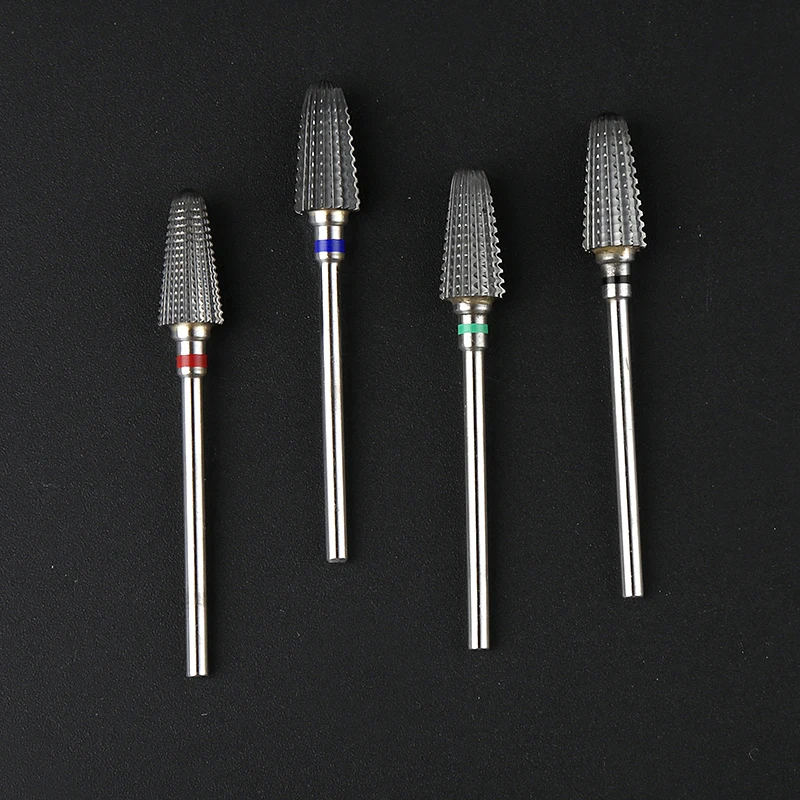 

1 Pc Nail Drill Bits Tungsten Carbide Drill Bit Cuticle 3/32" For Electric Nail File Machine Remover Skin Clean Tool Accessories