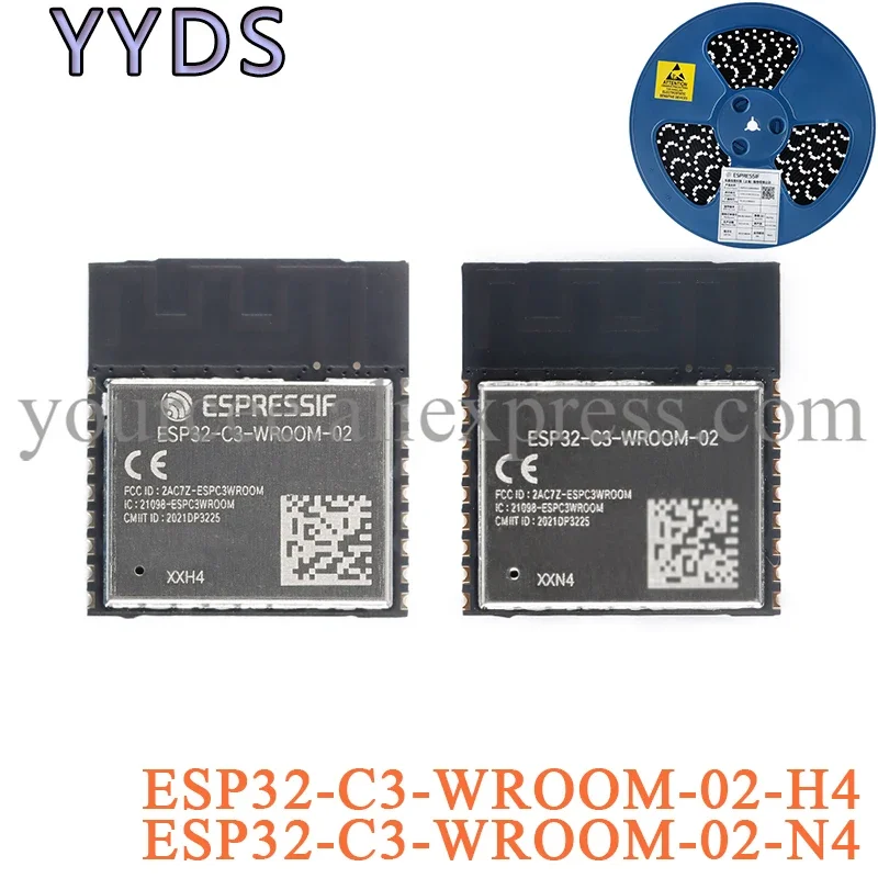 ESP32-C3-WROOM-02-N4 ESP32-C3-WROOM-02-H4 ESP32-C3 WROOM 02 N4 H4 ESP32 2.4GHz ESP32-C3-WROOM-02 WiFi  BLE5.0 Wireless Module