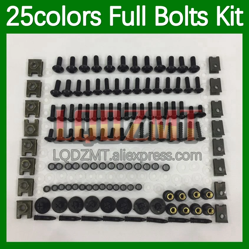 268pcs Body Bolt Full Screws Kit For HONDA CBR954RR CBR900RR CBR 954 RR 900RR CBR954 RR 02 03 2002 2003 Fairing Bolts screw Nut