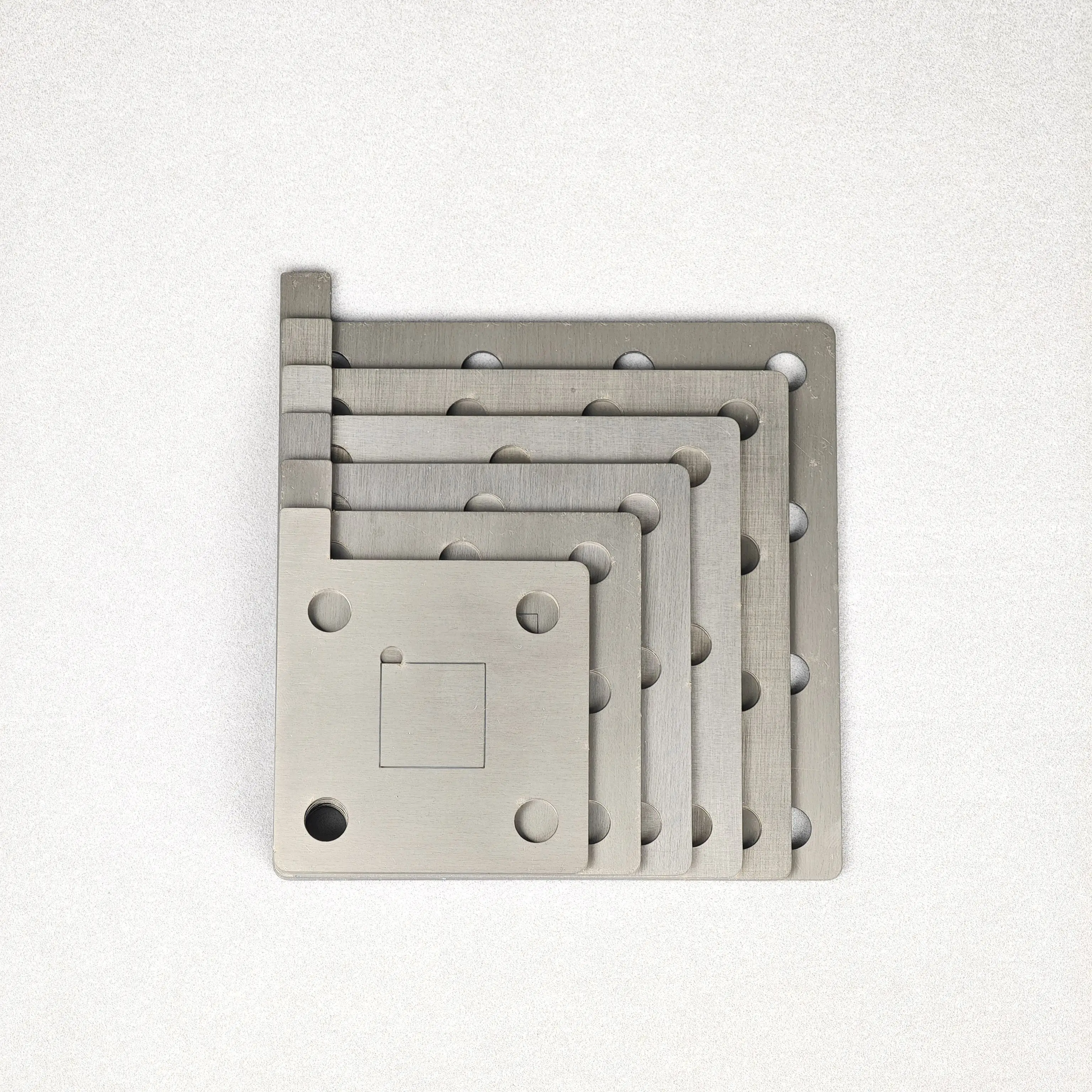 Universal Metal Fitting Conductive Titanium Slab for Lab Fluid Reaction High Stability Metal Equipment