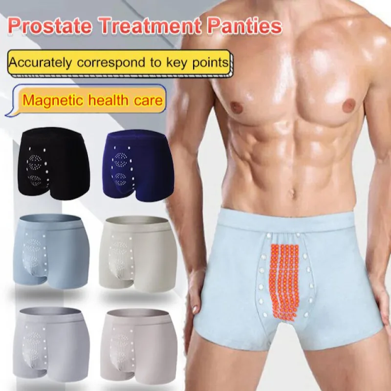 Men's therapeutic graphene underwear Modal anion boxer shorts Negative ion prostate boxer shorts